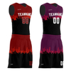 Cheap Quick Dry Reversible Basketball Uniform Set Personelized Design Logo Printed Training Basketball Jersey Set