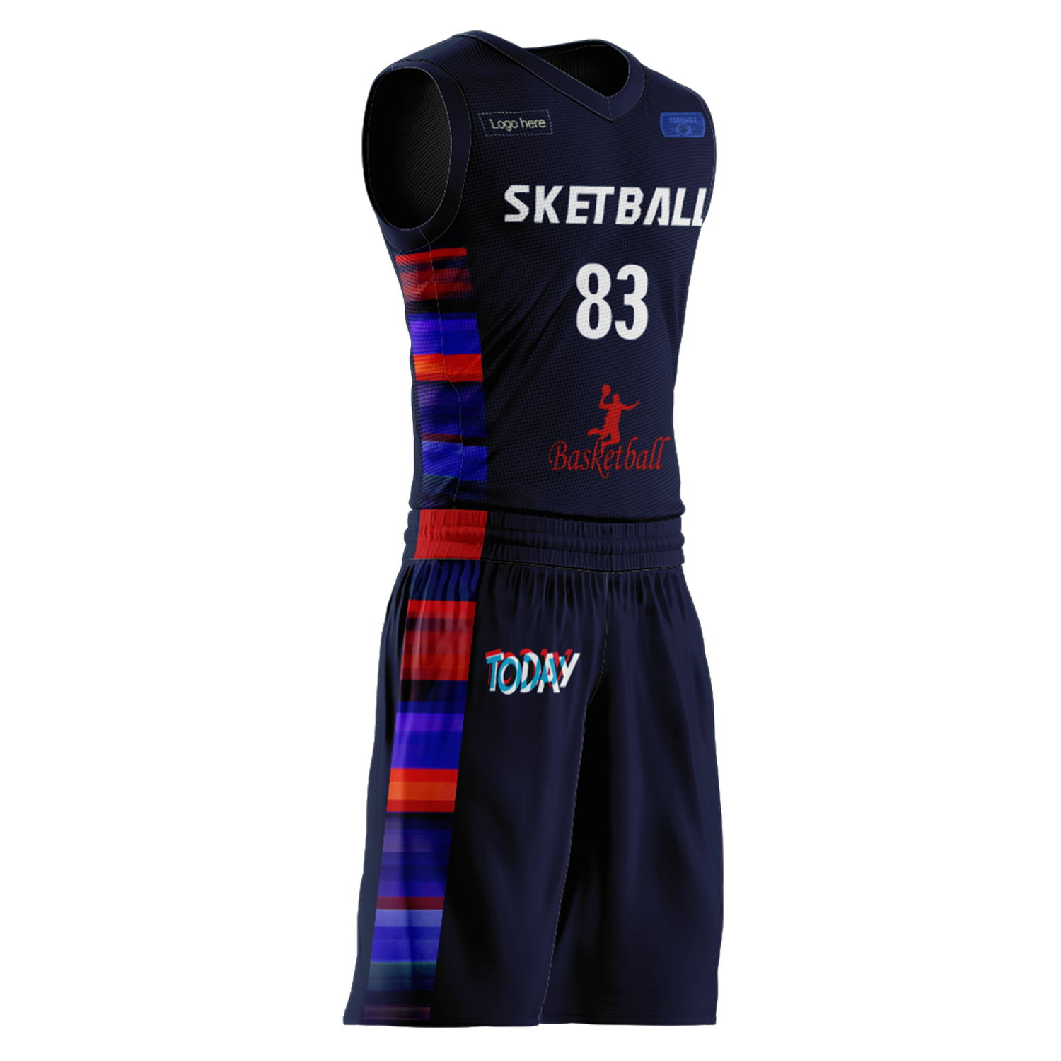 Custom South Korea Team Basketball Suits