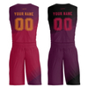 Latest Design Custom Basketball Jersey And Shorts Print Sublimation Reversible Basketball Uniforms