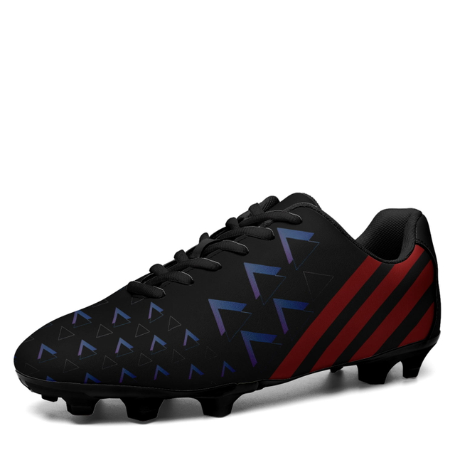 Custom Colombia Team Firm Ground Soccer Cleats Print On Demand Football Shoes