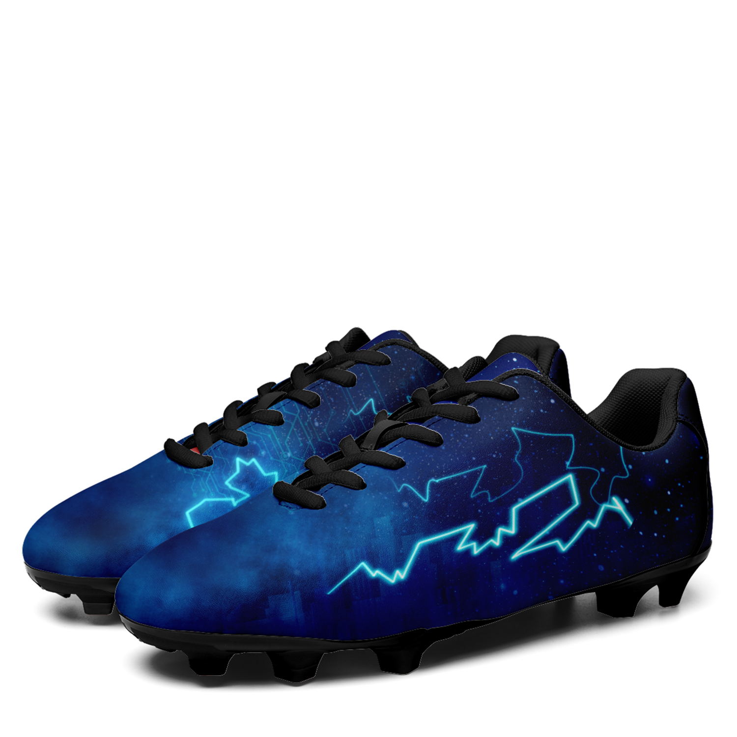 Custom Russia Team Firm Ground Soccer Cleats Print On Demand Football Shoes