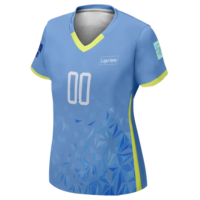 Women's Printed Uruguay World Cup Custom Soccer Jersey With Logo