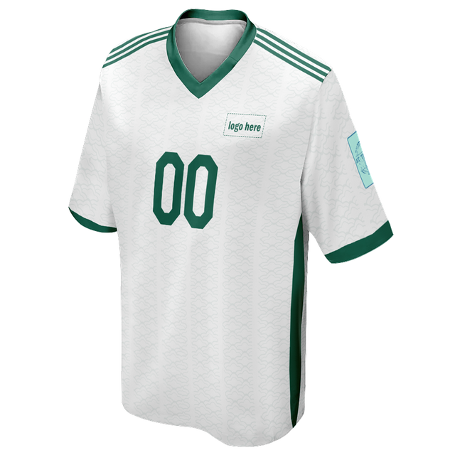 Men's Authentic Algeria World Cup Custom Soccer Jersey With Logo