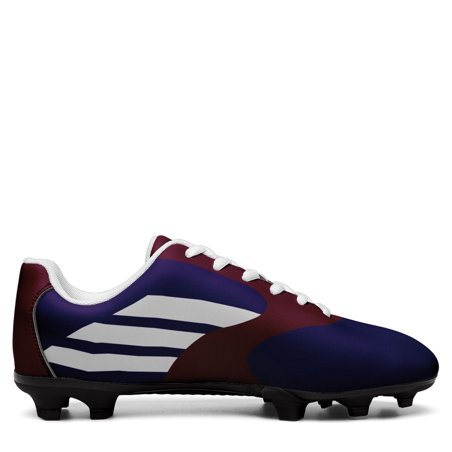 Custom France Team Firm Ground Soccer Cleats Print On Demand Football Shoes
