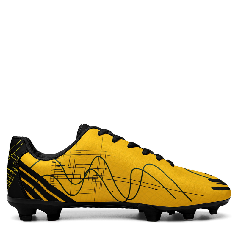 Custom Sweden Team Firm Ground Soccer Cleats Print On Demand Football