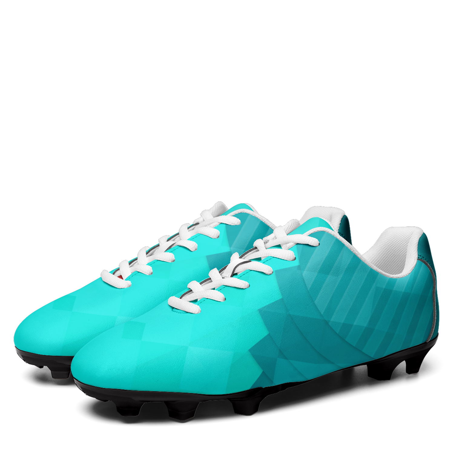 Custom Croatia Team Firm Ground Soccer Cleats Print On Demand Football Shoes