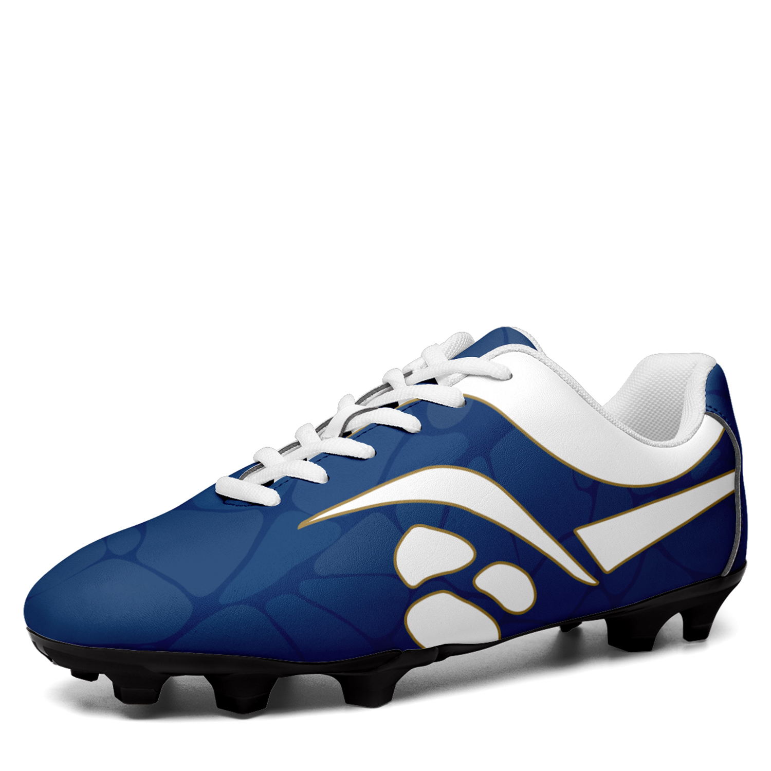 Custom South Korea Team Firm Ground Soccer Cleats Print On Demand Football Shoes