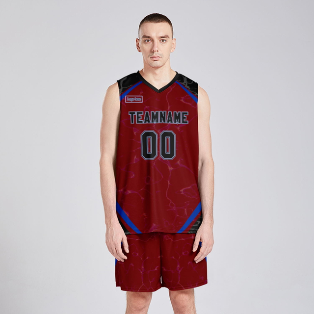 Custom Basketball Jersey Personalized Printed Design Sports Basketball Uniforms Wholesale Team Basketball Suits