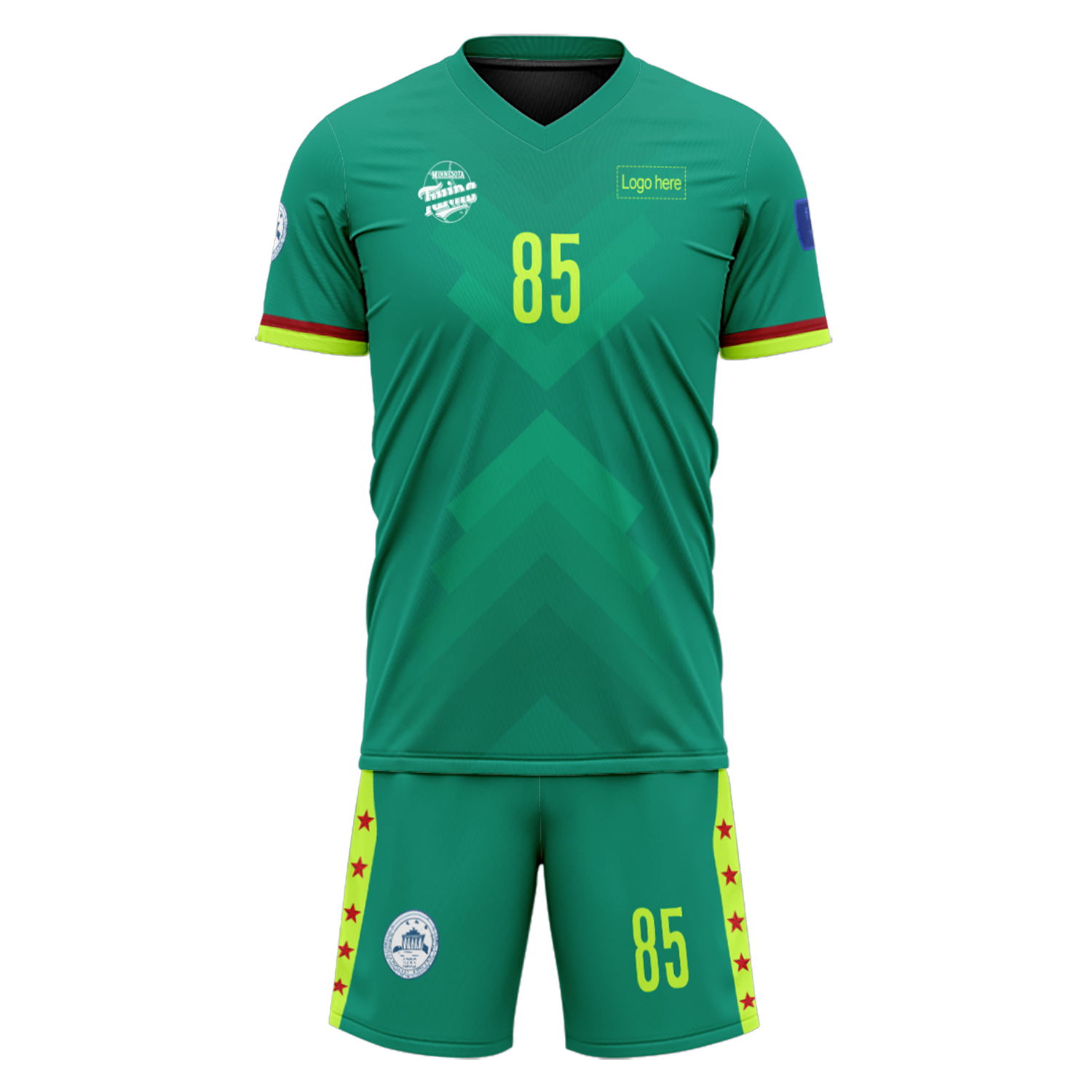 Custom Senegal Team Football Suits Personalized Design Print on Demand Soccer Jerseys