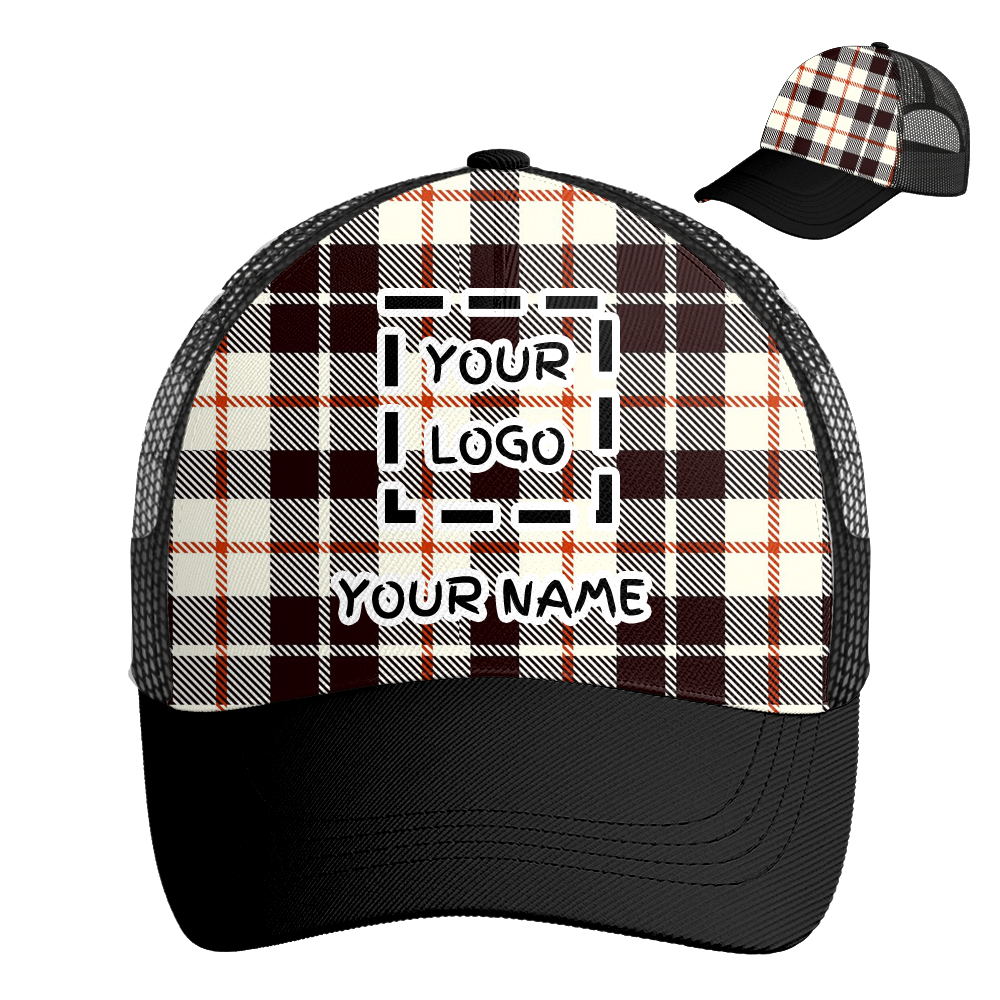 Customize Mesh Sports Cap Adjustable Snapback Hats Print on Demand Hip-Hop Flat Bill Baseball Caps for Mens/Womens 