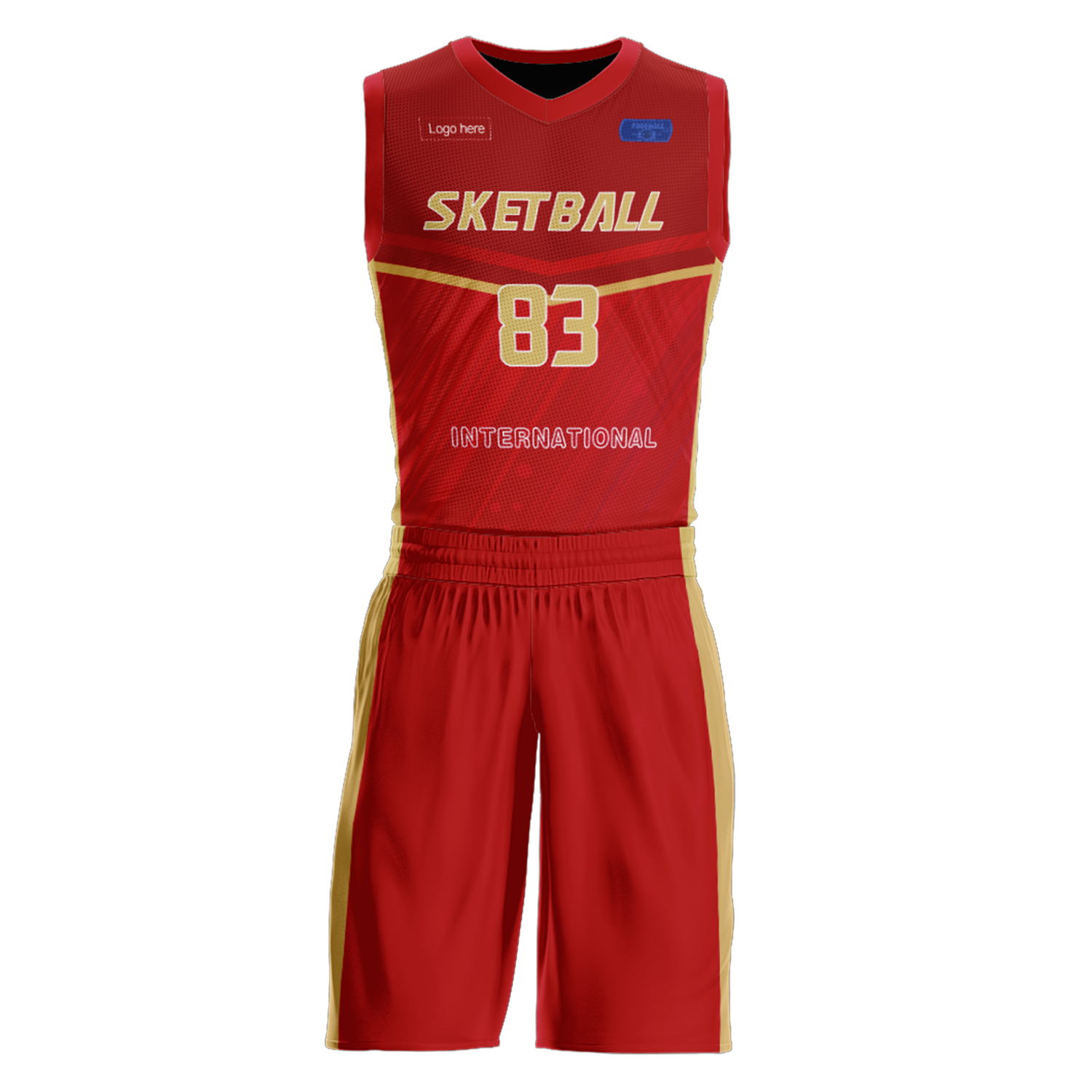 Custom Spain Team Basketball Suits