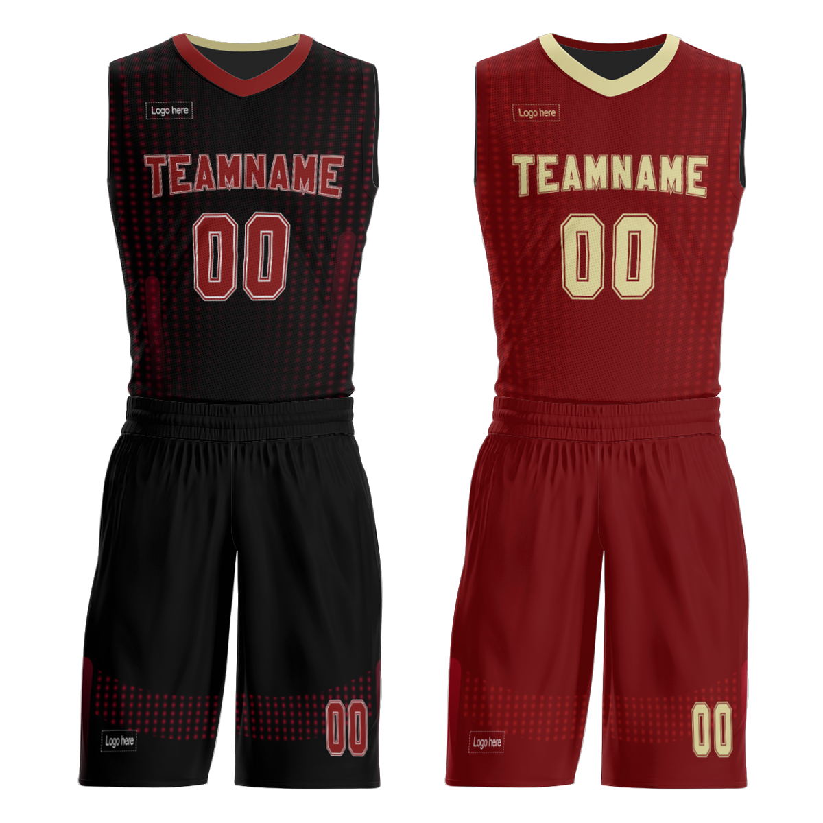 Multiple Design Reversible Basketball Jersey Team Set Your Own Print Men Kids Youth Suit Custom Logo Basketball Uniform