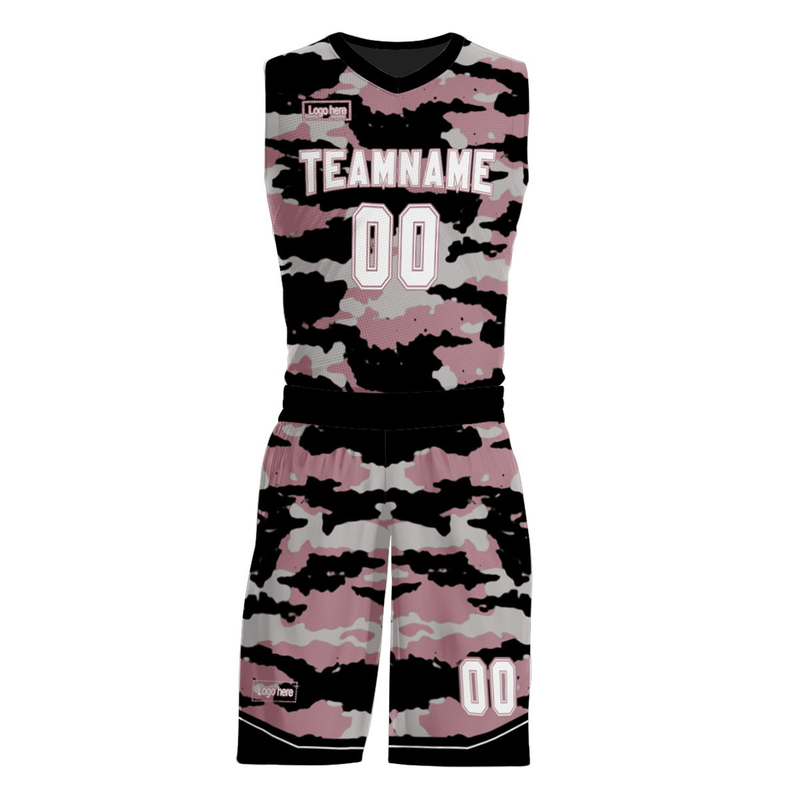 New Custom Printed Jerseys Fashion Sleeve College Basketball Clothes Shirts