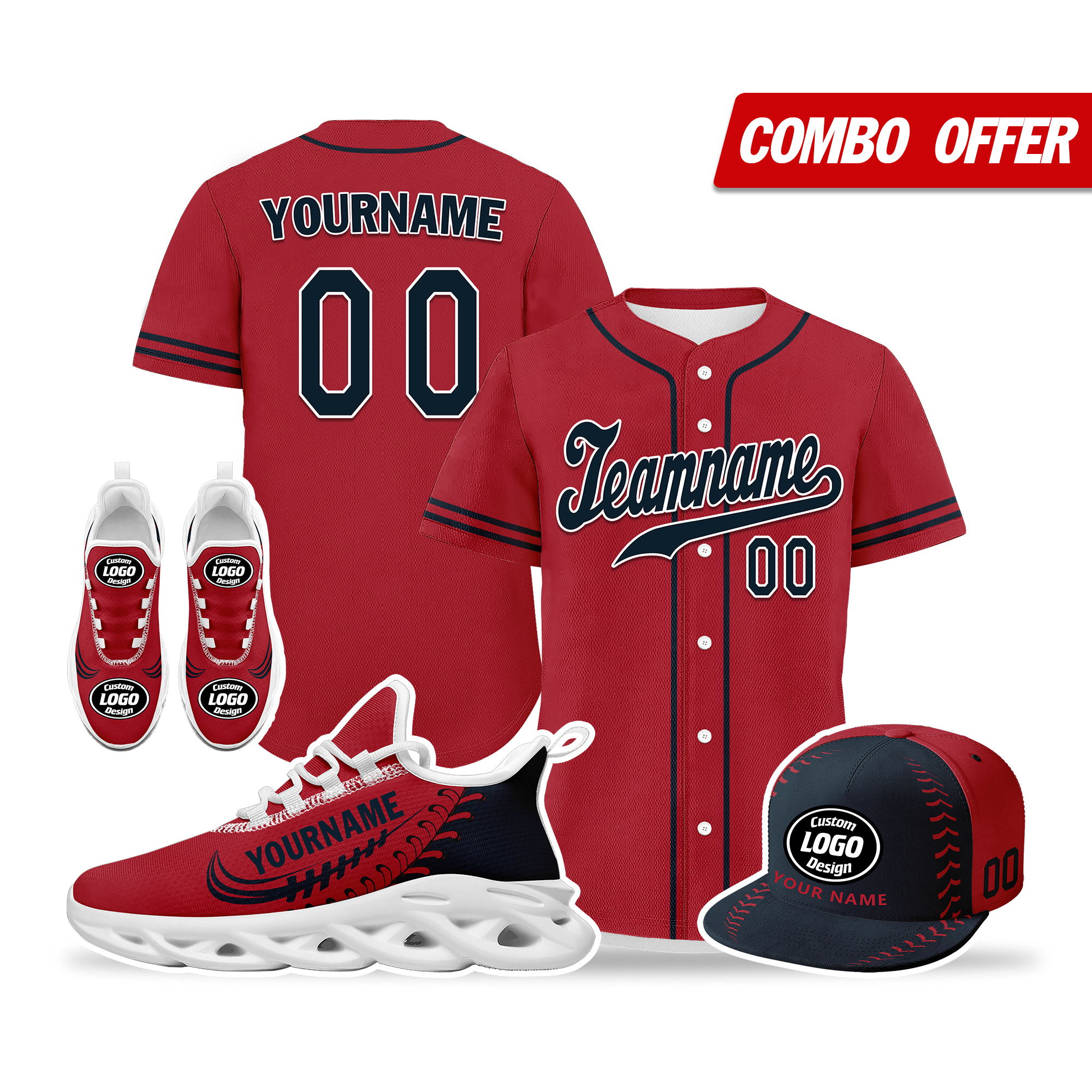 custom-baseball-jersey-sneaker-hat-kits-personalized-design-printed-logo-picture-photo-on-sports-suits-for-men-and-women-claret-black-white-sole-sport-shoes-ZH-24020050-6w