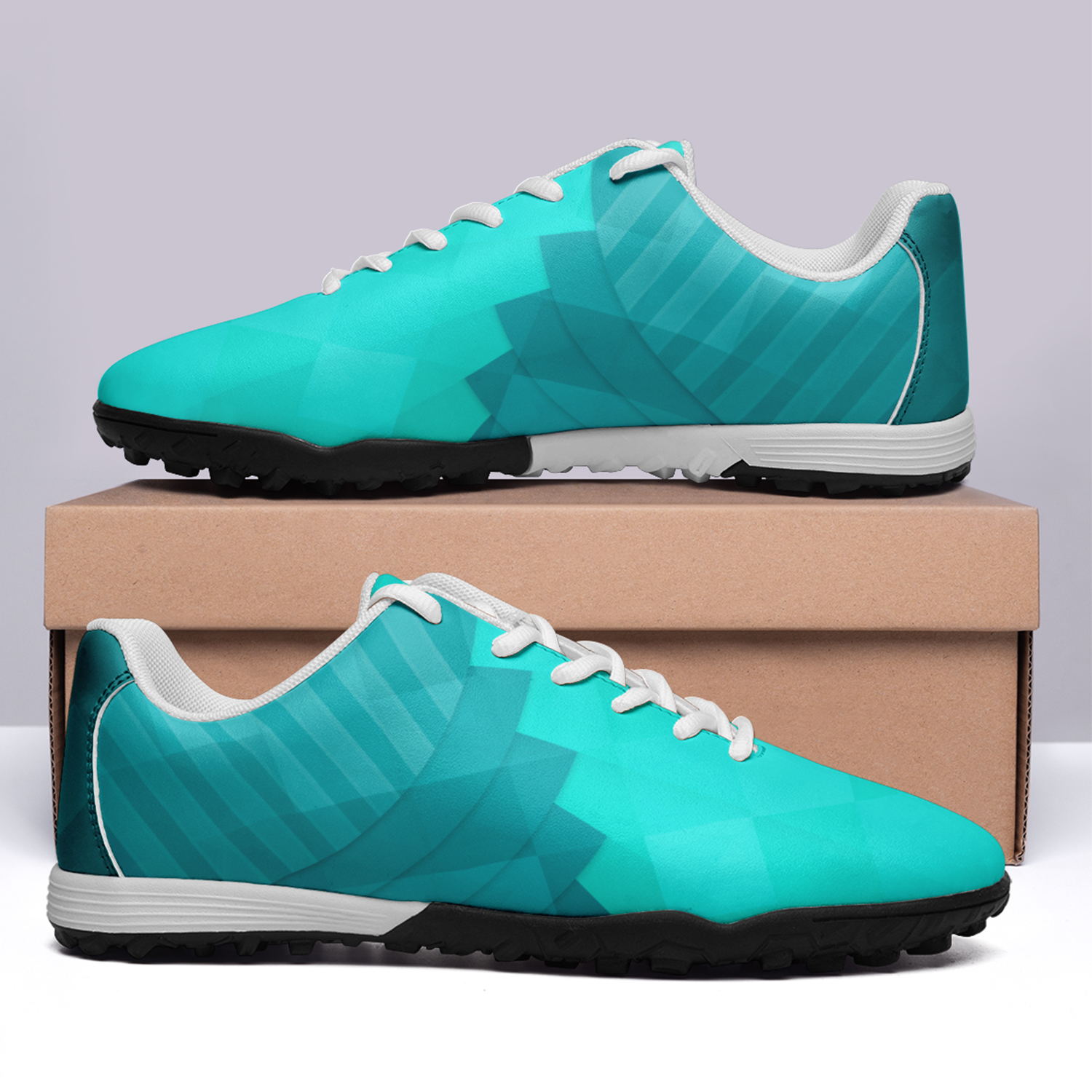 Custom Croatia Team Soccer Shoes Personalized Design Printing POD Football Shoes