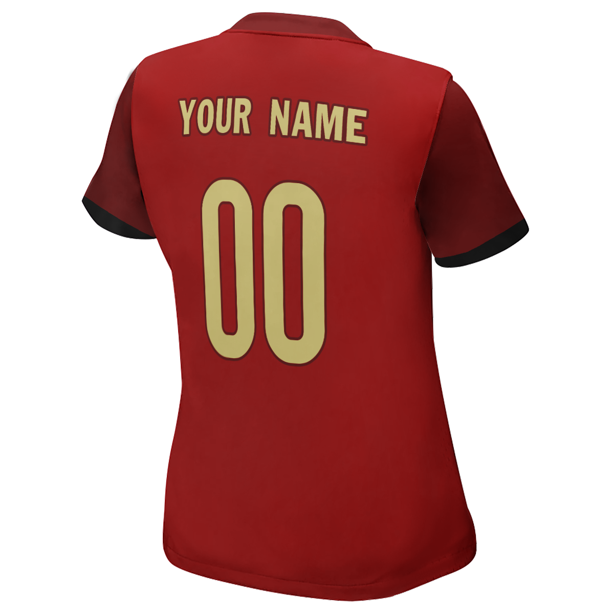 Women's Authentic Spain World Cup Custom Soccer Jersey With Logo