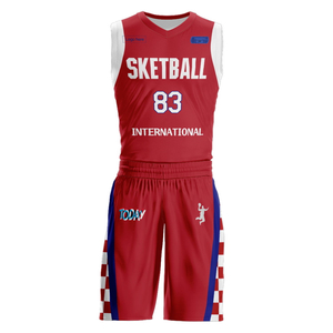 Custom Croatia Team Basketball Suits