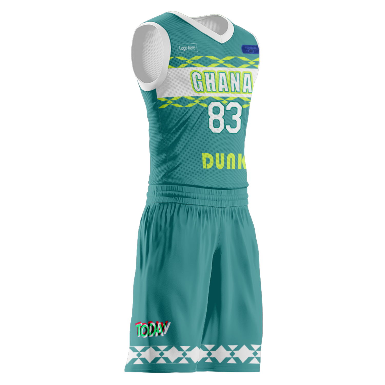 Custom Ghana Team Basketball Suits