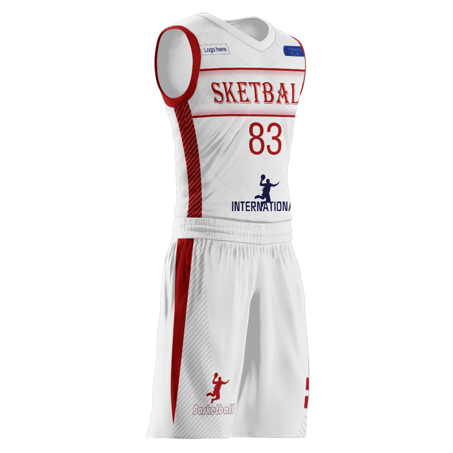 Custom Swiss Team Basketball Suits